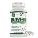 Genex Formulas NAC 500mg (100 capsule) N-Acetyl Cysteine, sprijină sănătatea ficatului - non-GMO, gluten gratuit, Vegan (3 luni de aprovizionare)