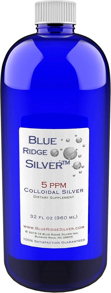 5 ppm 32 oz Silver coloidal natural suport imunitar Suplimentul pentru sănătate
