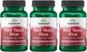 Swanson Made with organic traditional Red Yeast Rice 600 Milligrams 60 Veg Capsules (3 Pack)