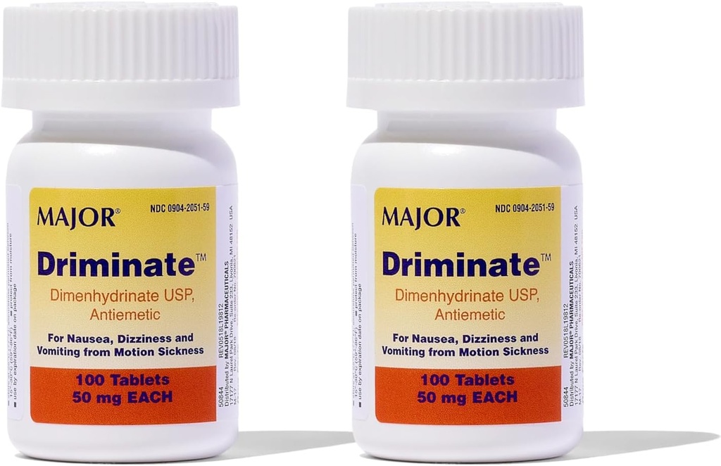 Driminat major - Dimenhidrinat 50 mg