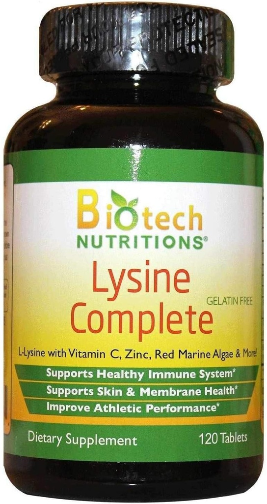Lysine Complete Dietary Supliment, 120 Conte