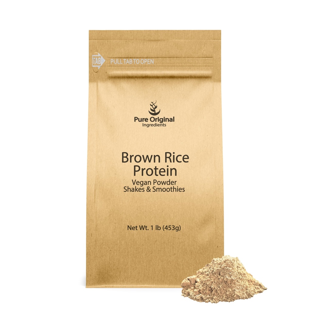 INGREDIENTE ORIGINALE RĂZBOI Pudră de proteine Vegană (1 lb) Sprouted Brown Rice, Gluten Free, Shakes & Smoothies