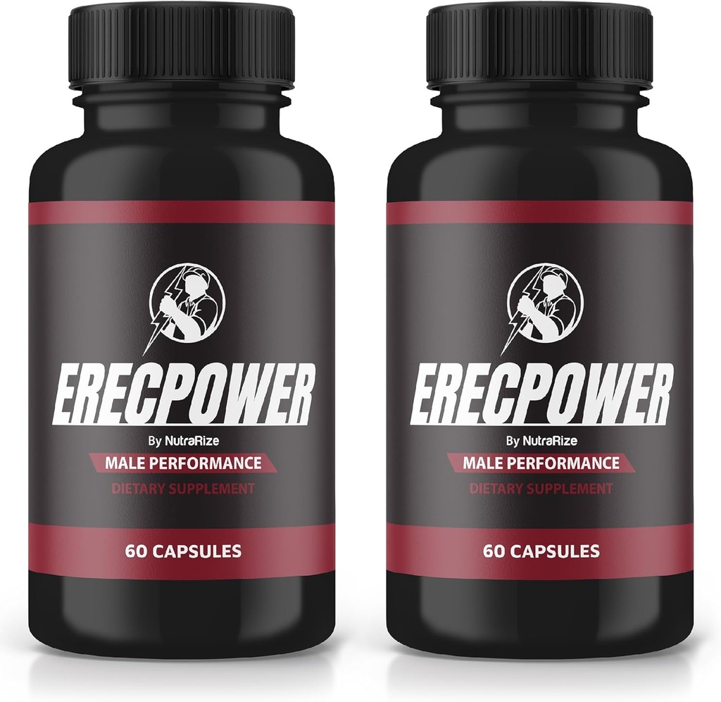 (2 ambalaj) Capsule Erecpower, Pastillas Erecpower pentru bărbați, Erecpower Supliment de performanță masculin, Formularea avansată pentru a sprijini stilul de viață activ al bărbaților, Recenzii Erec Pastillas putere (120 capsule)