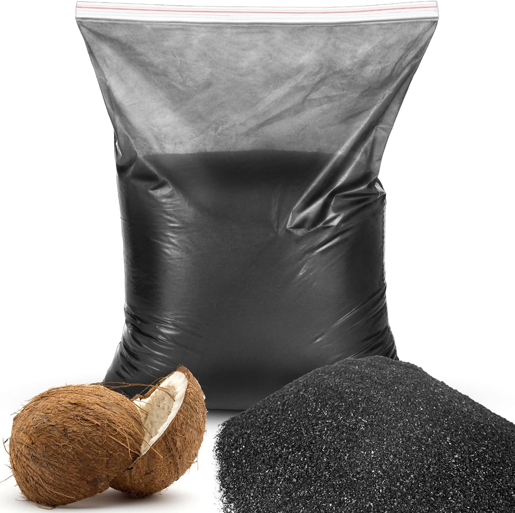 Pelete de nucă de cocos (Gac) pentru filtrul de aer de filtrare a apei (0.02 x 0.07 Inch)