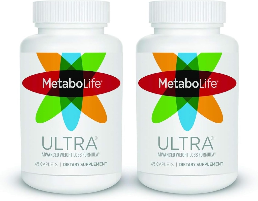 Twinlab MetaboLife Ultra - Supliment alimentar - Suplimentul foamei pentru femei şi bărbaţi - 800 mg, 45 caplete - 2 ambalaj