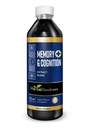 Herbal Goodness Memory and Cognition Liquid Extract 12oz - Suporturi Claritate mentală, Energie și Funcția imunitară - Supliment natural organic cu Ginkgo, Sage & Lion