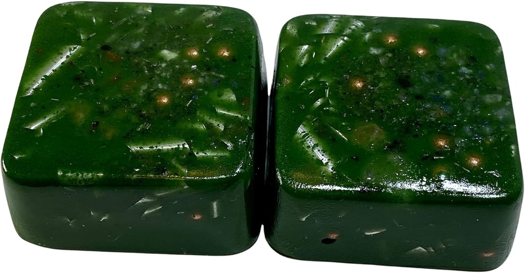 Oxid de crom verde 2 Mini Cub Tower Busters Crystal Orgone (oxid de crom verde)