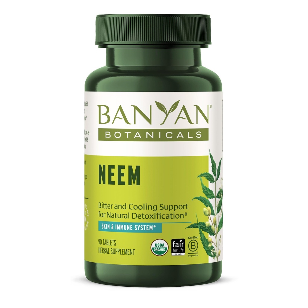 Banyan Botanicals Neem Tablets 