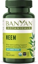 Banyan Botanicals Neem Tablets – Organic Neem Leaf (Azadirachta Indica) – Supports Natural Detoxification, Healthy Skin, and Immune Health* – 90 Tablets – Non-GMO Sustainably Sourced Vegan