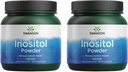 Swanson 100% Pure Inositol Powder - Suplimentul Natural Promovarea Focus & Relaxare - Nervi & Suport Cellular - (8oz) 2 Pack