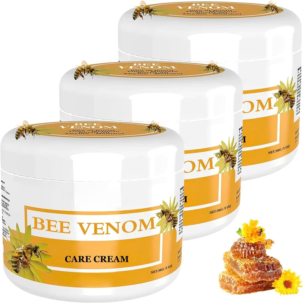 Bee Venom Corectarea crema - 3 Set flacon pentru toate tipurile de piele, Îngrijire profesională a pielii