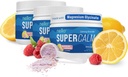 Nello Supercalm Drink Mix - Ashwagandha KSM 66, Magneziu Glicinate, L- Theanină, Vitamina D3 - Ashwagandha Root Extract, Magneziu & L-Theanină Supliment - (30 Servings) - 3 Pack