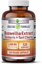 Amazing Formulas Boswellia Extract Turmeric și Tart Cherry 2400mg Veggie Capsule 