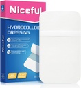 20 Count Bandaje hidrocoloid 2 x 4 în, Bandaje mari de vindecare a rănilor, Bandaj impermeabil mare