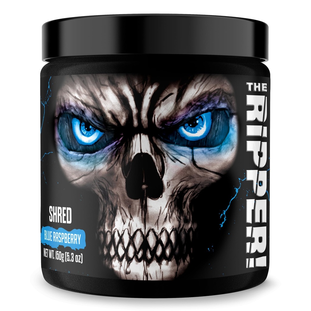 JNX SPORTS Spintecătorul! Fat Burner Praf de antrenament pre pentru bărbați și femei Fat termogenic de ardere & Apetit Suppressant, Boost Energy & Edurance Blue Raspberry, 30 Serviri