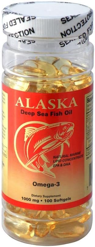 1 BCN Alaska Deep Sea Omega 3 Ulei de pește 100caps EPA DHA