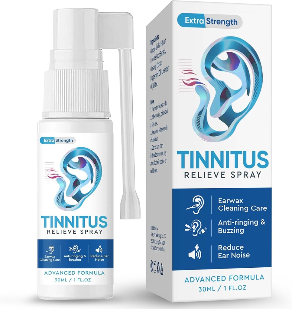 Tuhimo Tinitus Relief pentru urechi inelare, Tinitus Relief ureche picături, Reduce ureche zgomot și îmbunătățirea auzului, 30ml