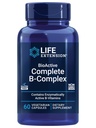Life Extensie BioActive Complete B-complex, Inimă, Brain şi Suport Nervi, Energie Sanatos, Metabolism, Complex complet B, 60 Capsule vegetariene