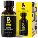 Barbă Club - Ser de creștere barbă cu Castor natural, nucă de cocos și Avocado pentru a crește o barbă mai gros, mai plin, Umpleți patch-uri și stimula mai sănătos creșterea părului facial