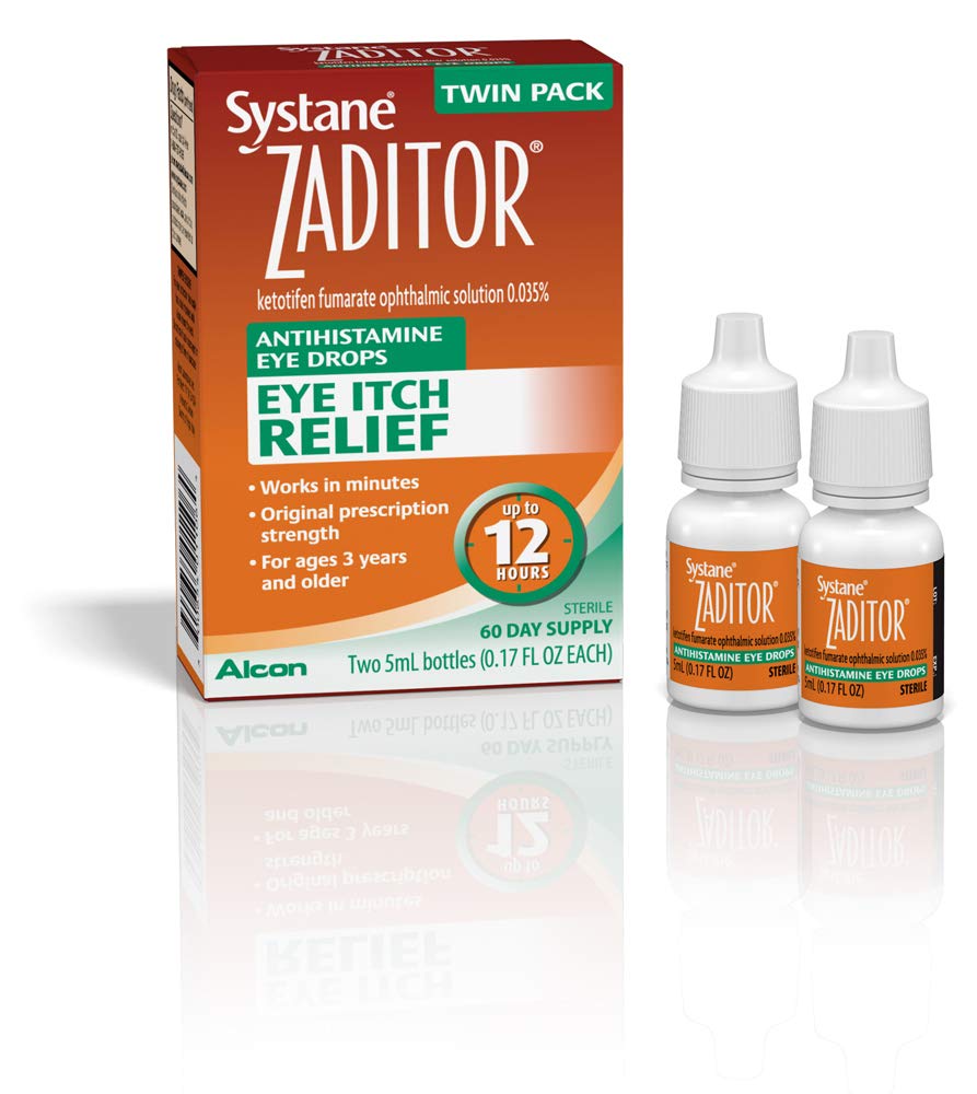 Zaditor Antihistaminic picături oftalmice, Twin Pack, 5-ml fiecare