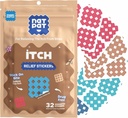 NATPAT Magic patch-uri autocolante de salvare mâncărime - Insecta Bite Patch pentru țânțari, ticuri, Midges, Sandflies și Bed Bug Bites - Buzzpatch - 32 Conte