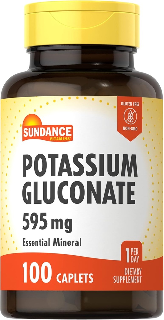 Sundance Potasic Gluconate 595mg 