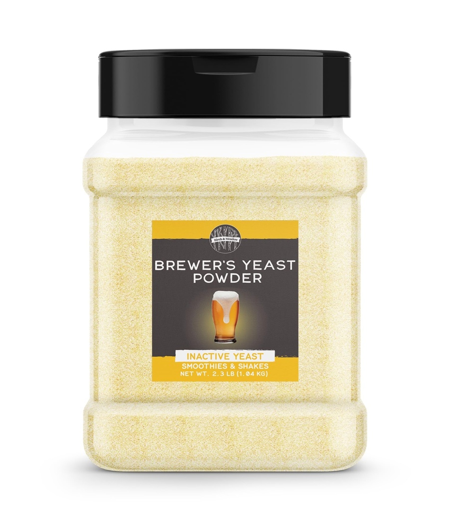 Drojdie BIRCH & MEADOW Brewer, 2,3 lb, Drojdie inactivă, Smoothies & Shakes, Supliment