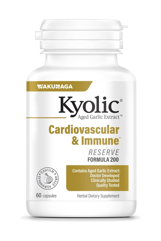 Extract de usturoi în vârstă Kyolic Formula 200, cardiovascular