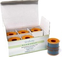 Simplity DermaPro Silicon Bandă rezistentă la apă - 2"x15" Pachet individual de 6-Latex gratuit Bandă Medicală pentru Securizarea Wound Dressing - Silicon Wound Bandă de vindecare pentru rezistenta la apa a pielii sensibile