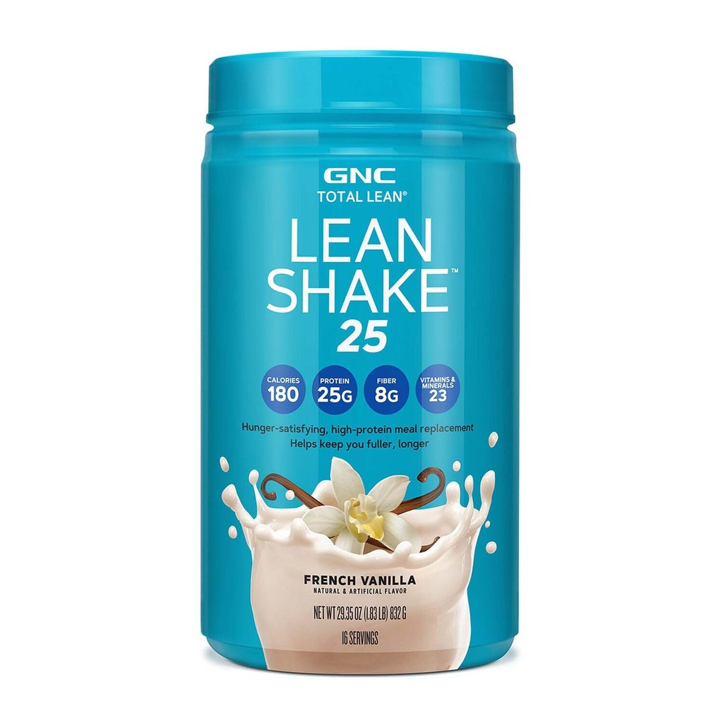GNC Total Lean Shake 25 - Vanilie franceză (16 serviri)