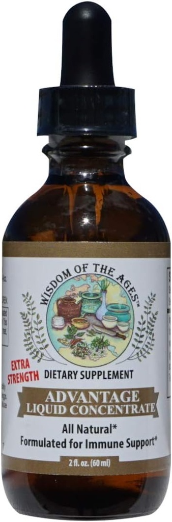 Avantaj Liquid Concentrat suport imunitar natural cu puterea extractului de semințe de grapefruit, ceai verde și ceai de iasomie (2 fl oz)