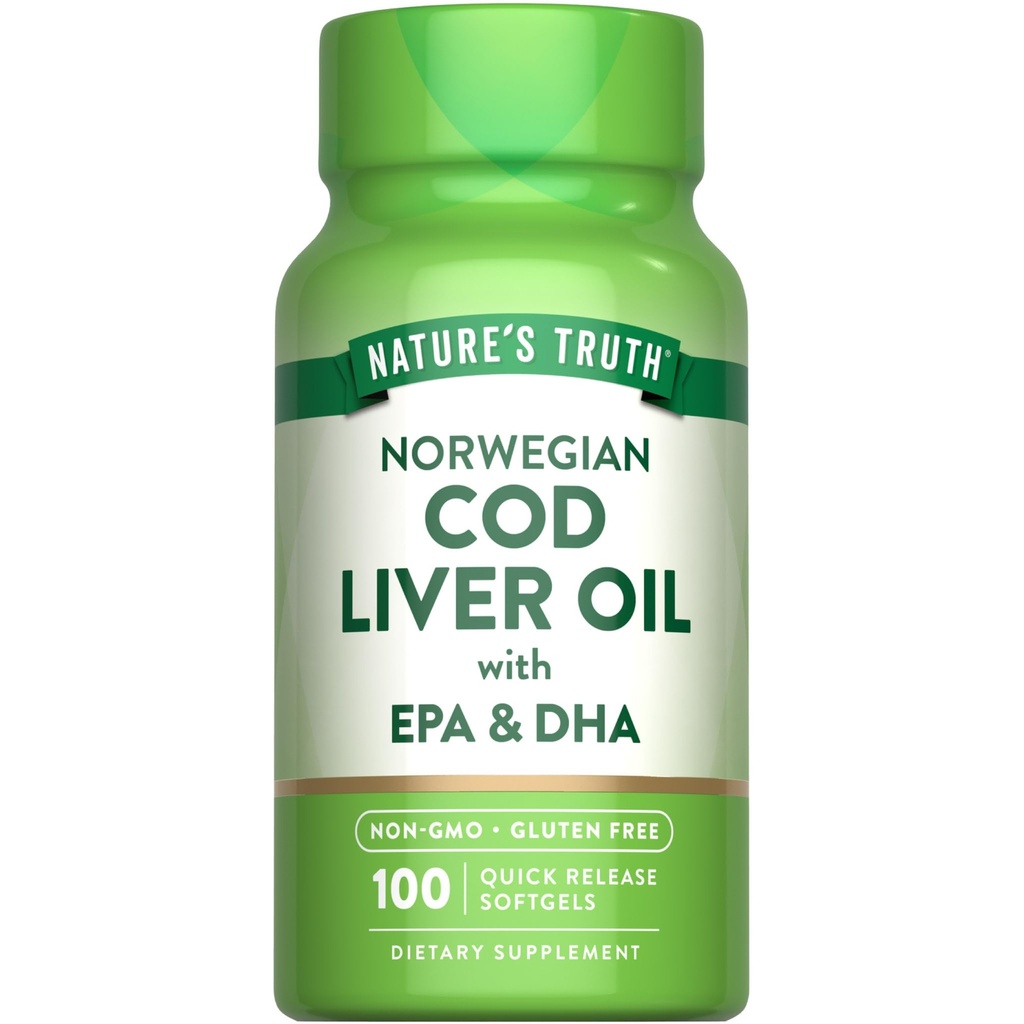 Natura's Truth Norvegian Cod Ulei de ficat 