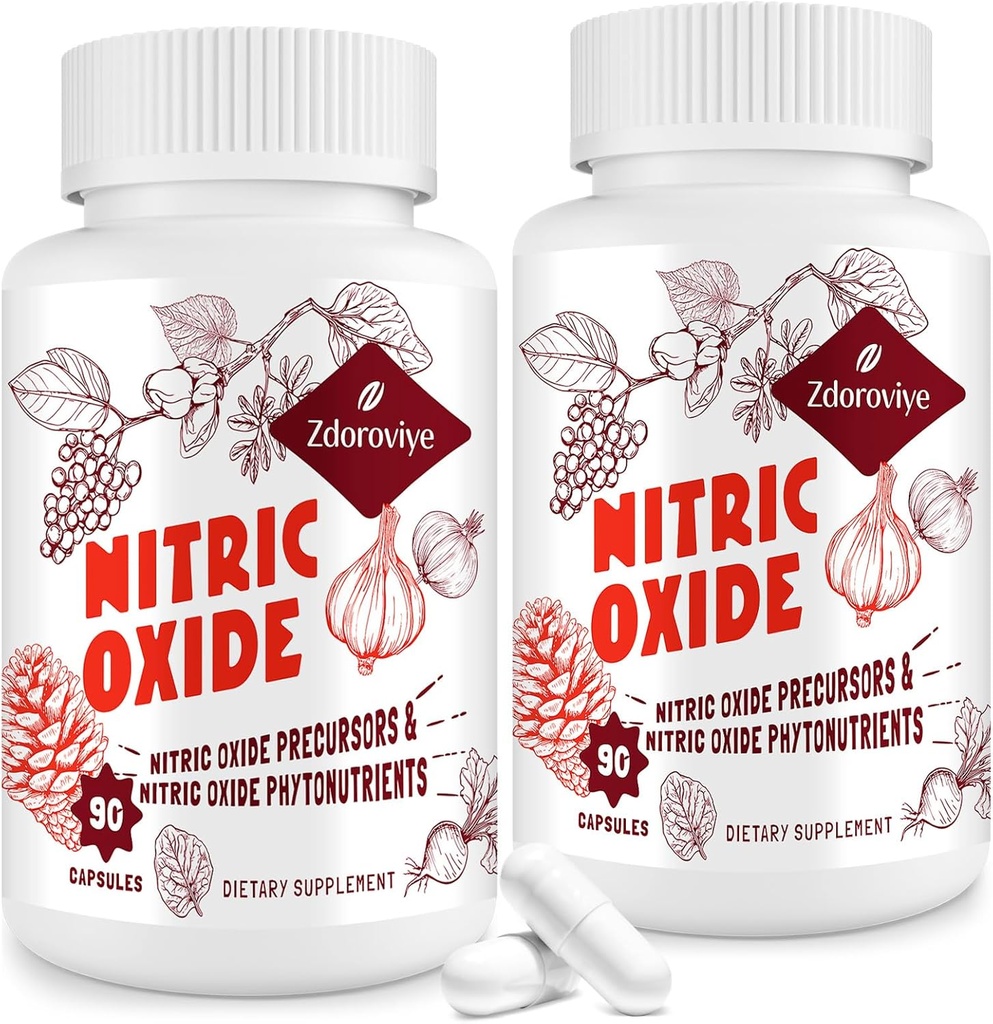 Suplimentul oxidului azotic pentru bărbaţi (2 flacoane)
