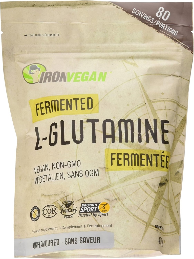 L-glutamină fermentată, 400 GR