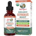 MaryRuth Organics Astragalus Root, Sugar-Free, USDA Organic, Astragalus Extract pentru Suport Imun si Focus, Picături Lichide Herbal, Non-GMO, Vegan, 1 Fl Oz