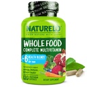 NaturaLO Mens Multivitamine - Întreaga alimente Multivitamine pentru bărbați cu vitamine, minerale - 120 capsule vegetariene pentru energie, creier, inimă, ochi Sănătate