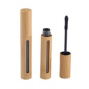 2Pcs 6ml High-Grade Bamboo Mascara Tube Flacoane Reutilizabile Eyelash Cream Container Sticla cu bagheta geană și Plug pentru ulei de Castor, ulei de creștere geană, biberoane de călătorie DIY Mascara