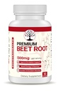 Capsulele rădăcină de sfeclă - pulbere organică de sfeclă premium - Suplimentul oxid de azot - heart Health, Circulation and Stamina Support - Non-GMO - 60 capsule Vegane