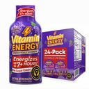 Vitamina Energie Focus+ Extra Putere Energie Shot Struguri 24 Pack, 260 mg Cafeină naturală, B-Vitamina, CoQ10, Amino Acidi, Focus, Productivitate & Clarity, Zero Zahăr, Gluten-Free, 1.93 fl oz