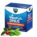 Vicks VapoPads Sinus Relief Formula - Vapor Pads Refill pentru Vicks Umidificatoare și Inhalatoare de abur, Pad-uri pentru Congestie Sinus și Iritație gât, 20-Pack, Box Color May Vary