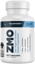 Labs Transparent ZMO - Constructor musculare pentru bărbați și femei cu zinc, magneziu Glicinat, & Oyster pulbere pentru recuperarea musculare - 60 Conte