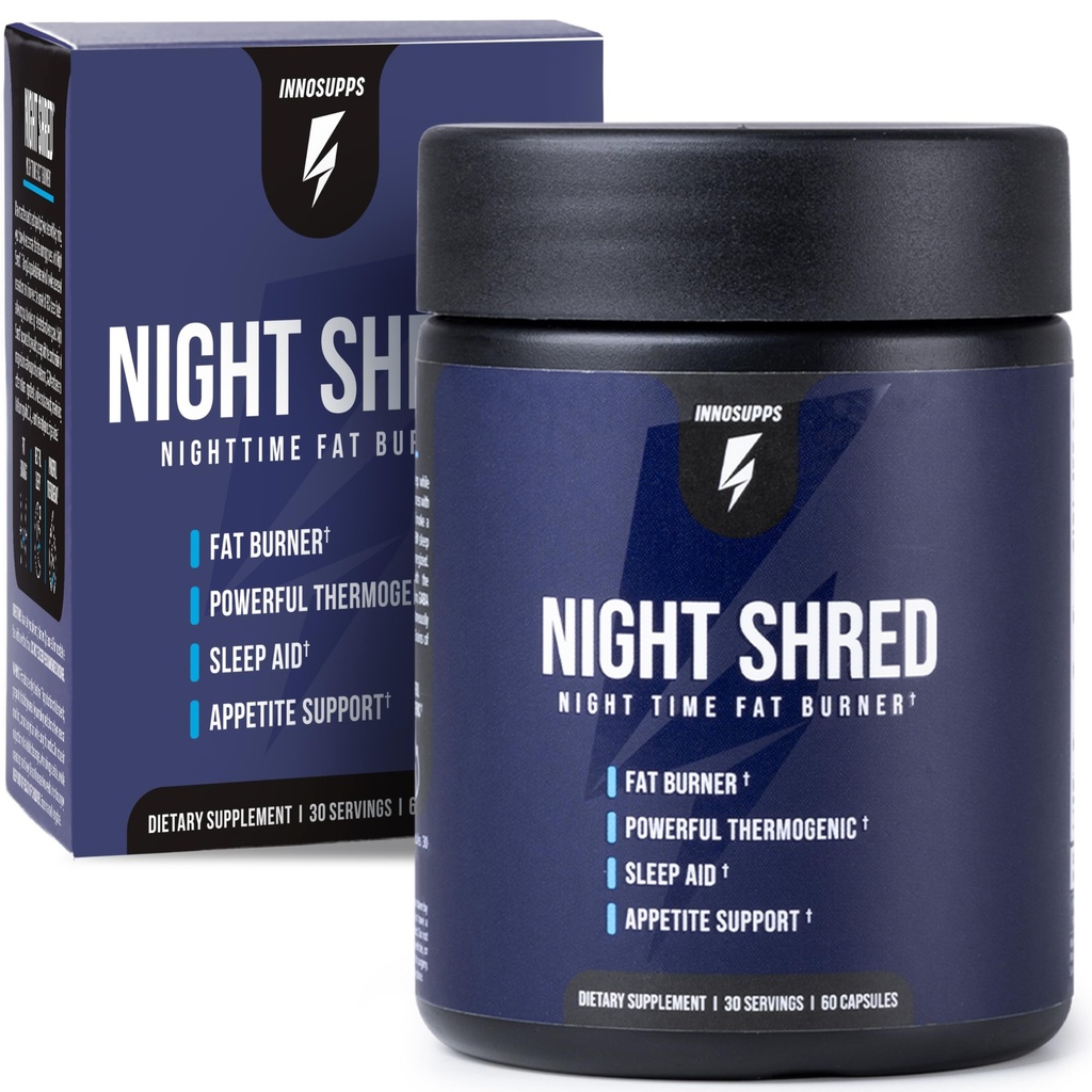 InnoSupps Night Shred Fat Burner și suport de somn natural 