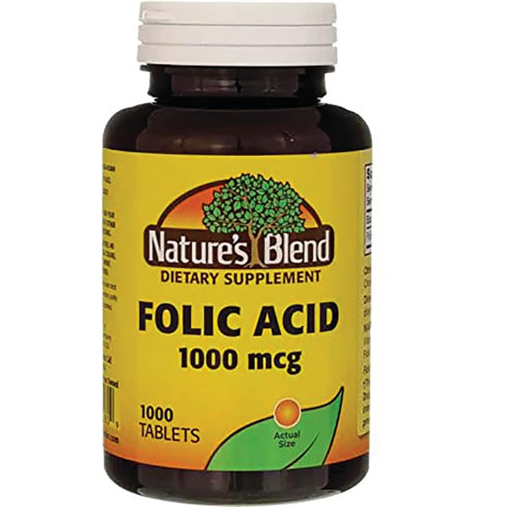 Acid folic Blend 1000 mcg 1000 mcg 1000 Tabs