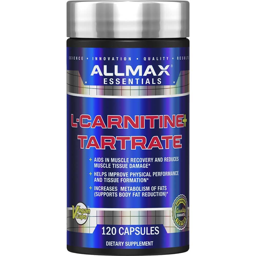 ALLMAX Nutriţie L- Carnitină + tartrat, 120 capsule