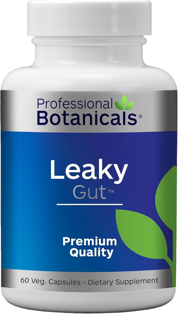 Profesionale botanicals Gut Health Supplement, Leaky Gut Repair with L Glutamina, Zinc si Licorice Root Digestive Health Support 