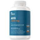 Dr. Tobias AKG Supliment 1000 mg Per Serving, Biodisponibil Alpha Acid Ketoglutaric, Suportă Energie Cellulară & Fluxul de oxid de azot, Vegan, Gluten-Free, non-GMO, 180 Capsule, 90 Servings