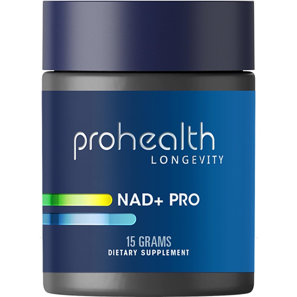 ProHealth NAD+ Pro (15 Grams) - NAD+ Formula de stimulare - Nicotinamida pură Dinucleotidă Biodisponibilă
