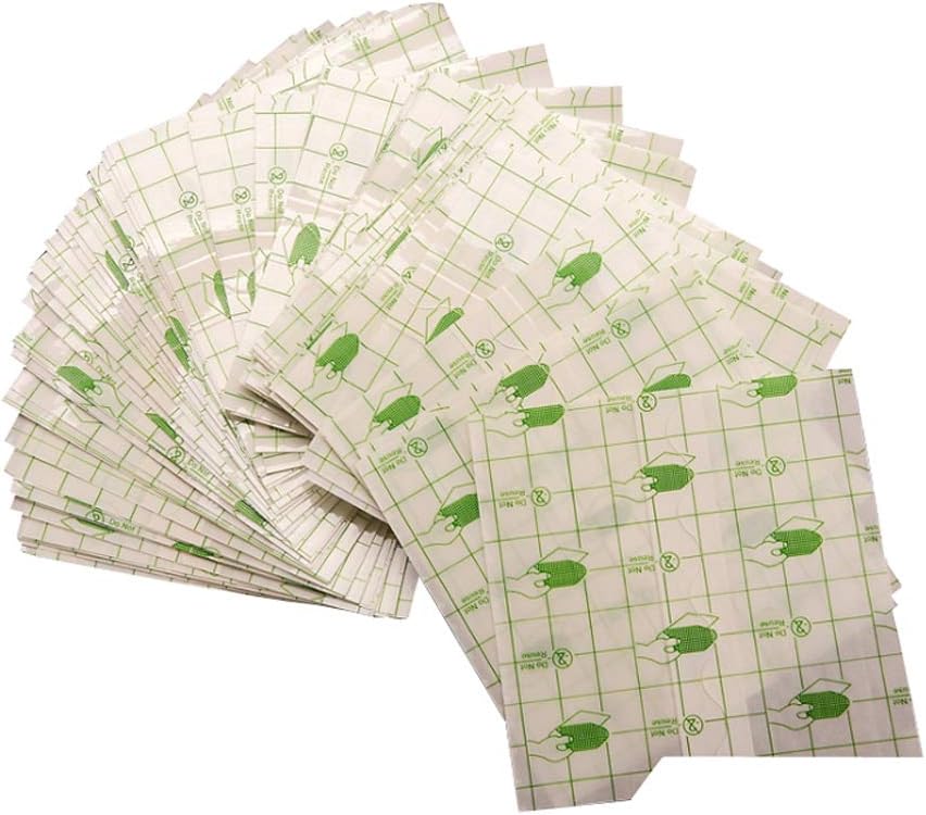 100pcs Rezistent la apă Stretch transparent Bandaj adeziv rolă: Film transparent dressing Second Skin Healing Protejat Bandaje adezive Tattoo Provizii produse (2,8*3.1inch)