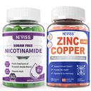 NEVASS Nicotinamidă 500mg Gume + Gume de cupru de zinc