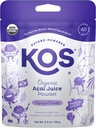 KOS USDA Organic Acai Powder, Neîndulcit Superfood - Antioxidant Natural, Acai Berry for Smoothies and Bowls - Polyfenol Abundent, Gluten-Free, Non-GMO, Climate Friendly resealable Bag, 40 Servings